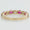Load image into Gallery viewer, Ruby Diamond Eternity Band Ring
