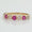 Load image into Gallery viewer, Ruby Diamond Eternity Band Ring
