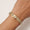Load image into Gallery viewer, Geometric Fancy Diamond Cuff Bracelet

