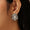 Load image into Gallery viewer, Hexagon Diamond Enamel Stud Earrings
