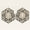 Load image into Gallery viewer, Hexagon Diamond Enamel Stud Earrings
