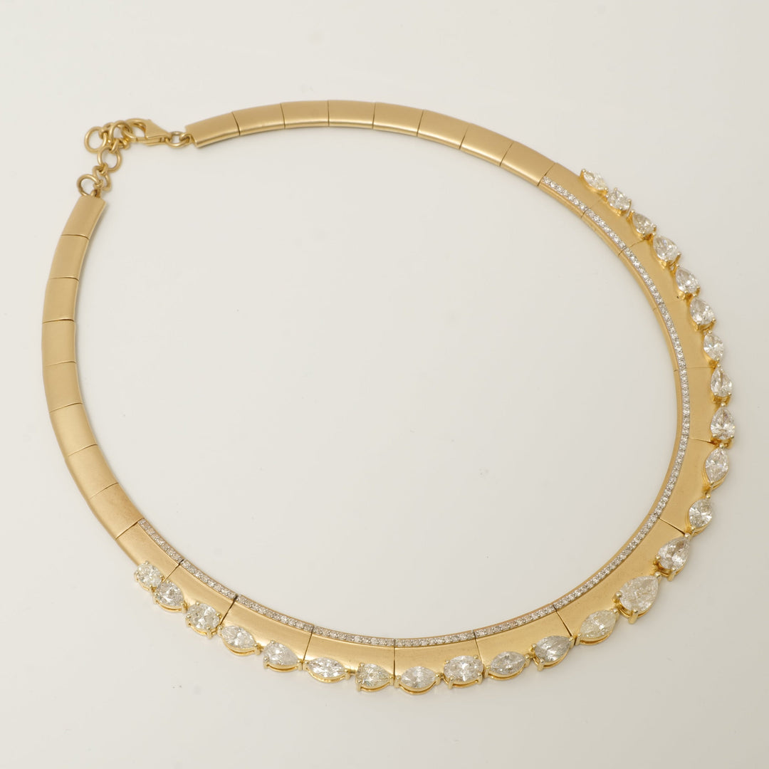 Fancy Diamond Collar Necklace