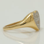 Load image into Gallery viewer, Heart Signet Diamond Ring

