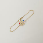 Load image into Gallery viewer, Evil Eye Diamond Bracelet
