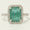Load image into Gallery viewer, Emerald Halo Diamond Ring
