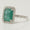 Load image into Gallery viewer, Emerald Halo Diamond Ring
