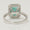 Load image into Gallery viewer, Emerald Halo Diamond Ring
