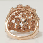 Load image into Gallery viewer, Floral Dome Diamond Ring
