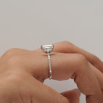 Load image into Gallery viewer, Emerald Cut Lab Grown Diamond Ring
