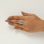 Load image into Gallery viewer, Emerald Cut Halo Ring
