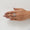 Load image into Gallery viewer, Three Row Wide Diamond Band Ring
