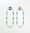 Load image into Gallery viewer, Emerald Diamond Hoop Earrings
