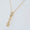 Load image into Gallery viewer, Three Stone Halo Diamond Pendant Necklace
