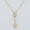 Load image into Gallery viewer, Three Stone Halo Diamond Pendant Necklace
