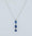 Load image into Gallery viewer, Blue Sapphire Pendant Necklace, 14k Solid Gold, Natural Diamonds, Gemstone Drop Chain, Certified Jewelry

