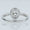 Load image into Gallery viewer, Oval Halo Diamond Bypass Ring
