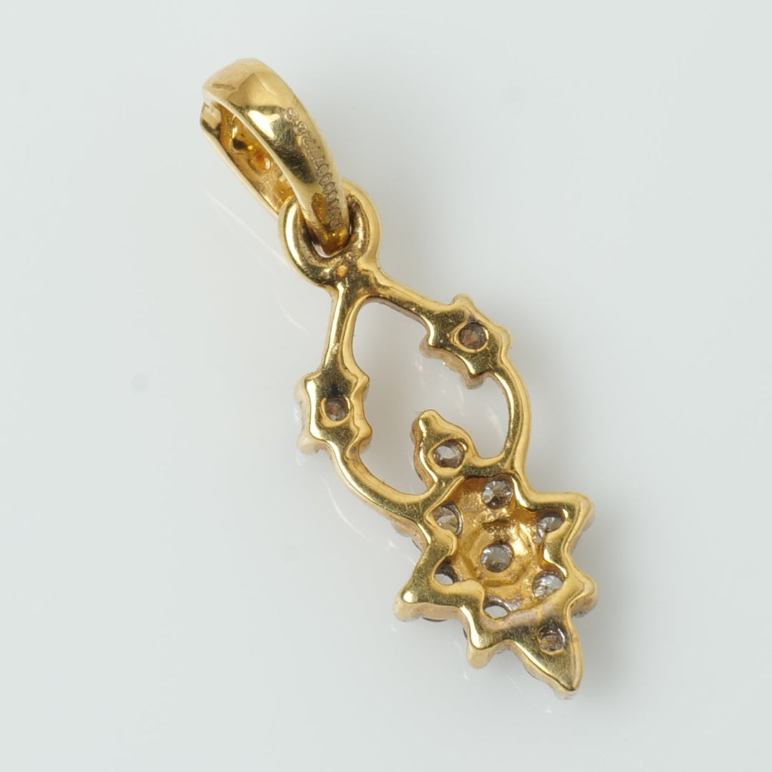 Floral Diamond Pendant