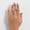 Load image into Gallery viewer, Emerald Heart &amp; Diamond Heart Ring
