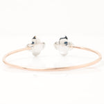 Load image into Gallery viewer, Floral Sapphire Diamond Bracelet
