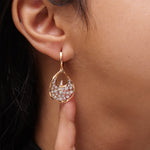 Load image into Gallery viewer, Teardrop Diamond Dangle Earrings
