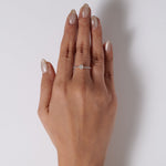 Load image into Gallery viewer, Round Solitaire Diamond Wedding Ring: 14k Solid Gold Promise Jewellery, Certified Jewelry
