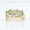 Load image into Gallery viewer, Emerald Wave Diamond Band Ring
