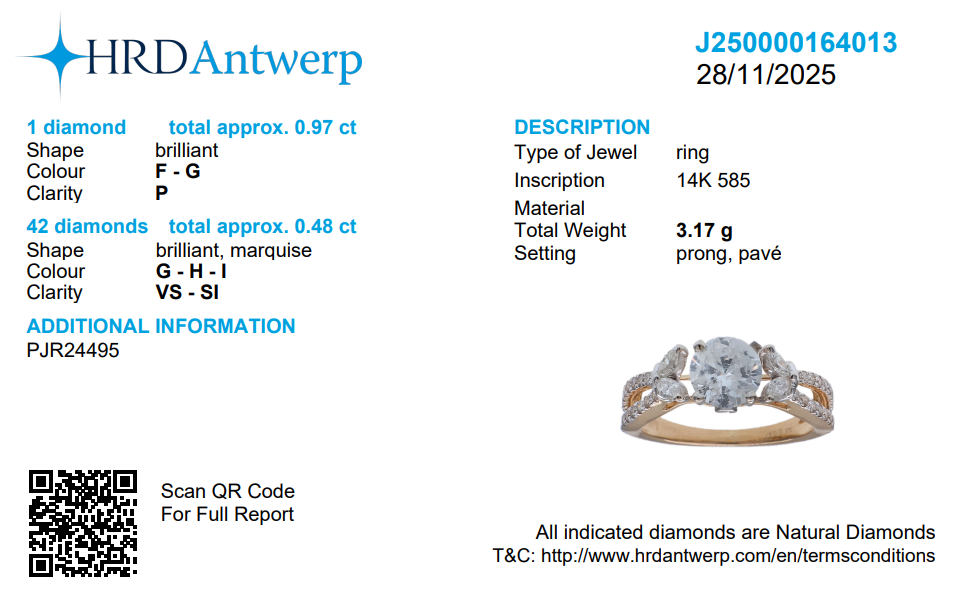 Solitaire Diamond Engagement Ring