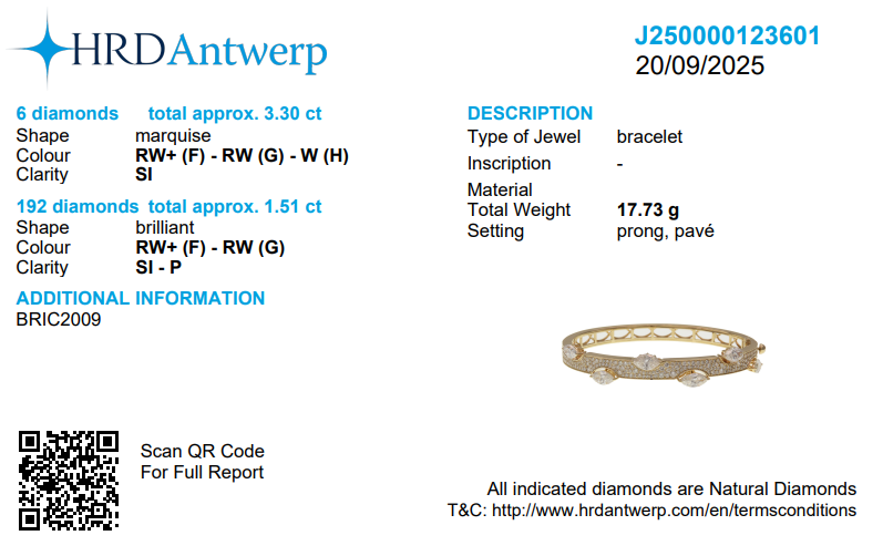 Marquise Diamond Bracelet