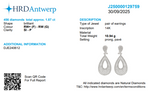 Load image into Gallery viewer, Teardrop Diamond Dangle Earring

