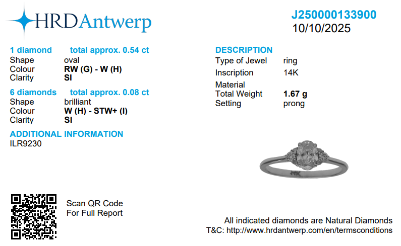 Oval Diamond Cluster Ring