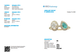 Load image into Gallery viewer, Emerald and Diamond Two Stone Ring
