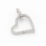 Load image into Gallery viewer, Open Heart Diamond Pendant
