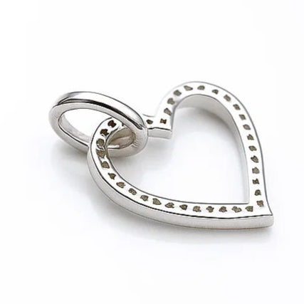 Open Heart Diamond Pendant