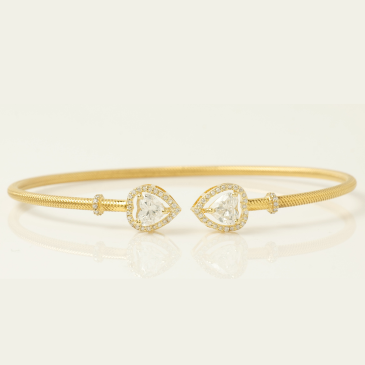 Cuff Heart Bracelet
