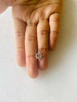 Load image into Gallery viewer, Anchor and Wheel Pendant Charm, 14k Solid Gold, Natural Diamonds, , Everyday Necklace Gift For Her
