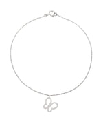 Load image into Gallery viewer, Butterfly Diamond Charm, 14k Solid Gold, Natural Diamonds, Stackable Animal Pendant, Everyday Jewelry
