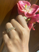Load image into Gallery viewer, Baguette Diamond Wedding Band, Eternity Wedding Ring, 14k Solid Gold, Gift for Her, Natural Diamonds
