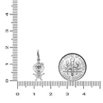 Load image into Gallery viewer, Teddy Diamond Charm Pendant, 14k Solid Gold, Natural Diamonds, Everyday Stackable Jewelry, Minimalist Necklace
