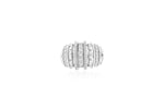 Load image into Gallery viewer, Baguette and Round Diamond Eternity Band, 14k Solid Gold Ring, Natural Diamonds, Cocktail Ring, Gift for her
