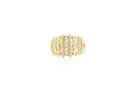 Load image into Gallery viewer, Baguette and Round Diamond Eternity Band, 14k Solid Gold Ring, Natural Diamonds, Cocktail Ring, Gift for her
