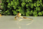 Load image into Gallery viewer, Twin South Sea Pearl Diamond Bracelet, 14k Solid Gold, Natural Diamonds, Gift For Her
