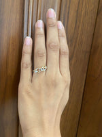 Load image into Gallery viewer, Baguettes Diamond Ring, 14k Solid Gold, Natural Diamond, Gift for her
