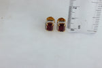 Load image into Gallery viewer, Ruby Diamonds Stud, Birthstone Gemstone Earrings, 14k Solid Gold, Natural Diamonds, Gift For Her
