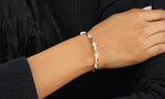 Load image into Gallery viewer, Twisted Wavy Diamond Bracelet, Natural Diamonds, 14k Solid Gold, Gift for her

