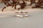 Load image into Gallery viewer, Solitaire Diamond Ring In 14k Solid Gold, Engagement Ring With Natural Diamonds, Gift for Women

