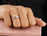 Load image into Gallery viewer, Solitaire Diamond Ring In 14k Solid Gold, Engagement Ring With Natural Diamonds, Gift for Women
