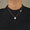 Load image into Gallery viewer, Teardrop Ball Diamond Necklace, 14k Solid Gold, Natural Diamonds, Minimalistic Charm Necklace, Asymmetrical Layering Chain
