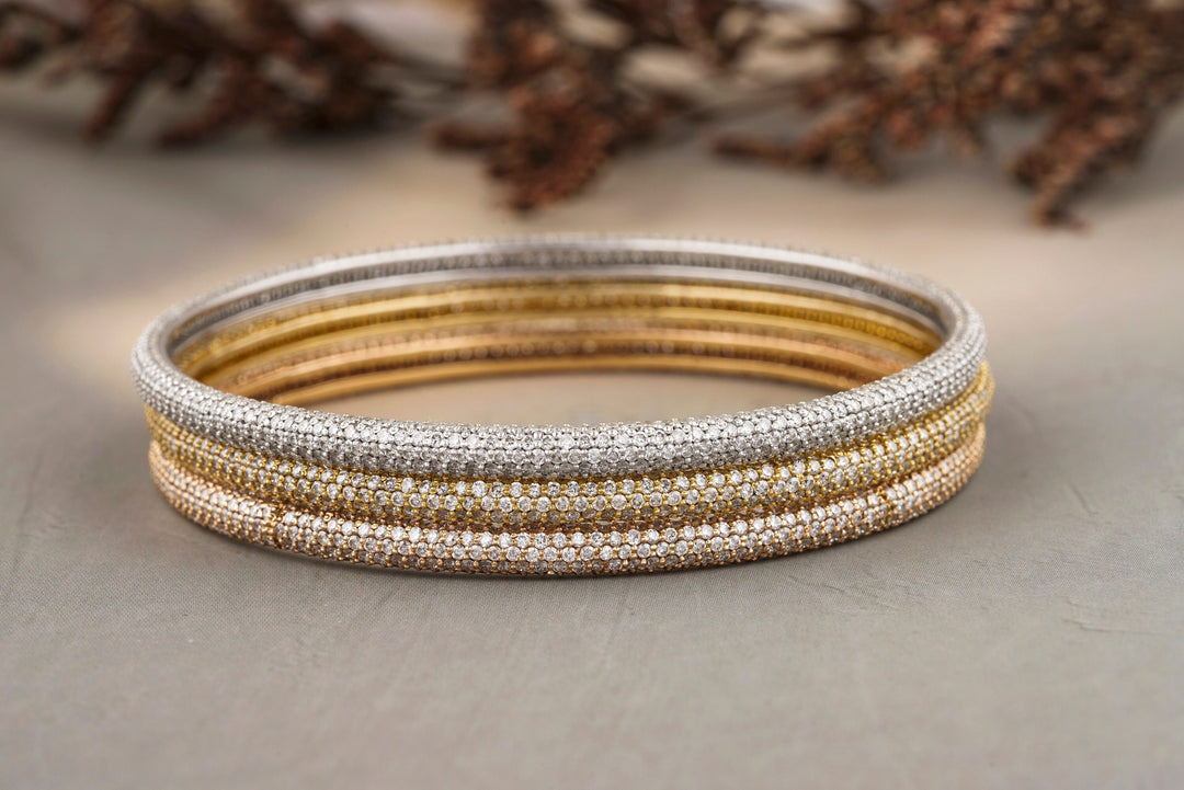 Cluster Diamond Bangle Bracelet, 14k Solid Gold Natural Diamonds, Trinity Bangle, Statement Bracelet, Minimalistic Design