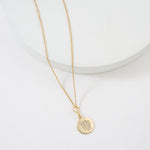 Load image into Gallery viewer, Virgo Horoscope Birth Sign Charm, 14k Solid Gold, Natural Diamonds, Zodiac Jewelry, Everyday Jewelry, Astrology Gift
