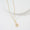 Load image into Gallery viewer, Virgo Horoscope Birth Sign Charm, 14k Solid Gold, Natural Diamonds, Zodiac Jewelry, Everyday Jewelry, Astrology Gift
